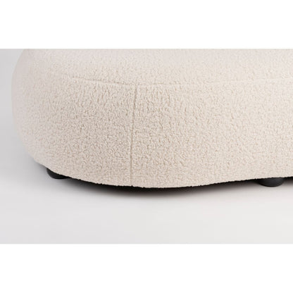 White Label Living 2.5-zits Bank Noxx Teddy Wit