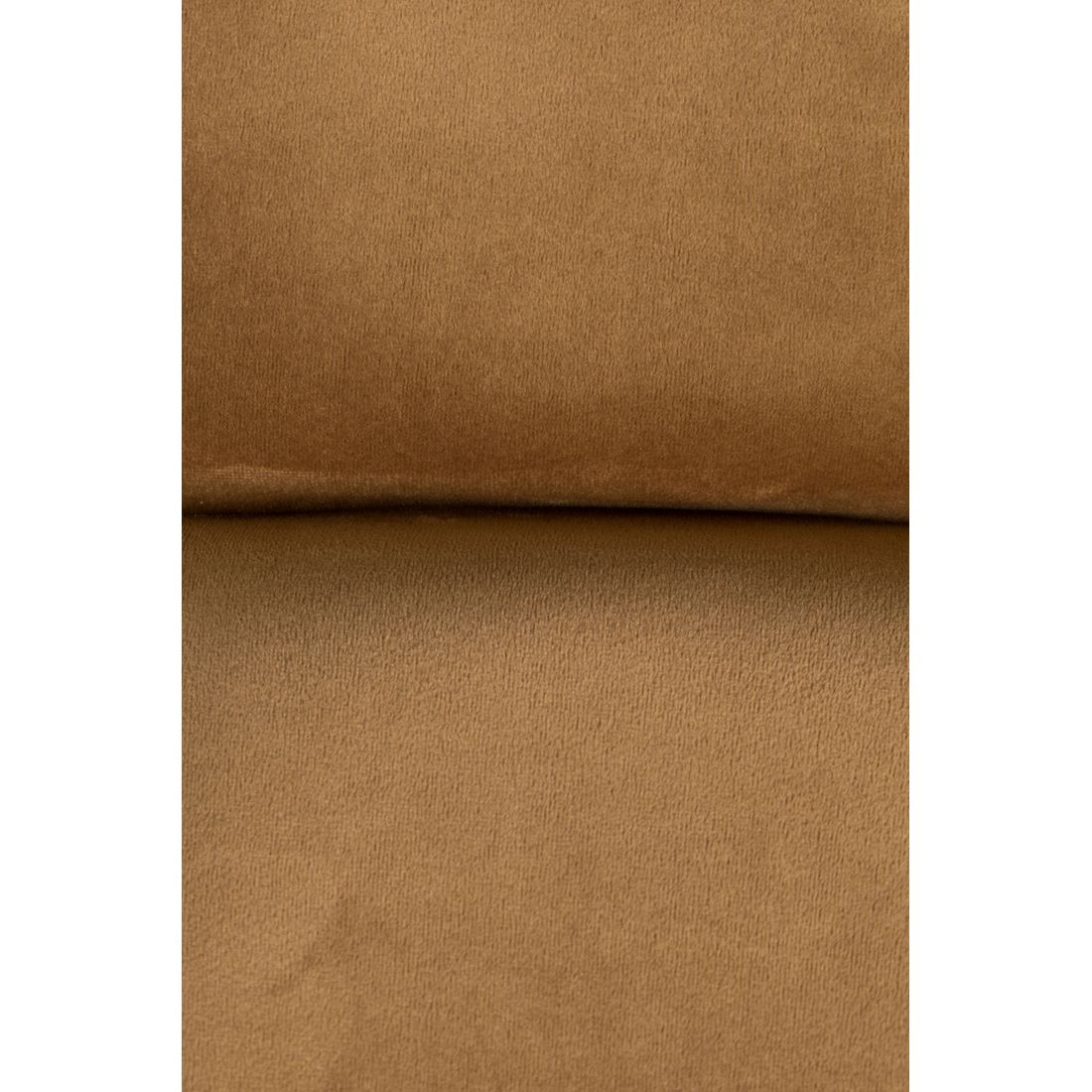 Dutchbone Hocker Bar Fluweel Goudbruin Okergeel