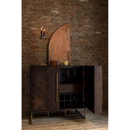 Dutchbone Wijnkast Class Walnoot