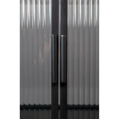 Dutchbone Vitrinekast Boli Smal Zwart