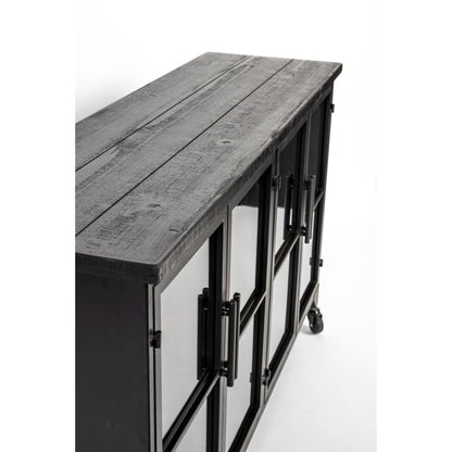 White Label Living Vitrinekast Ferre Laag