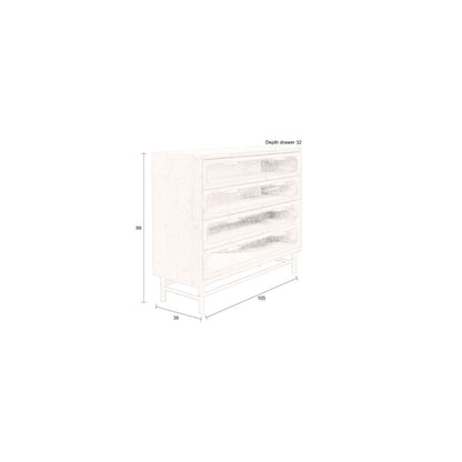 Dutchbone Dressoir Caroun Breed