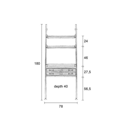 White Label Living Boekenkast Rook