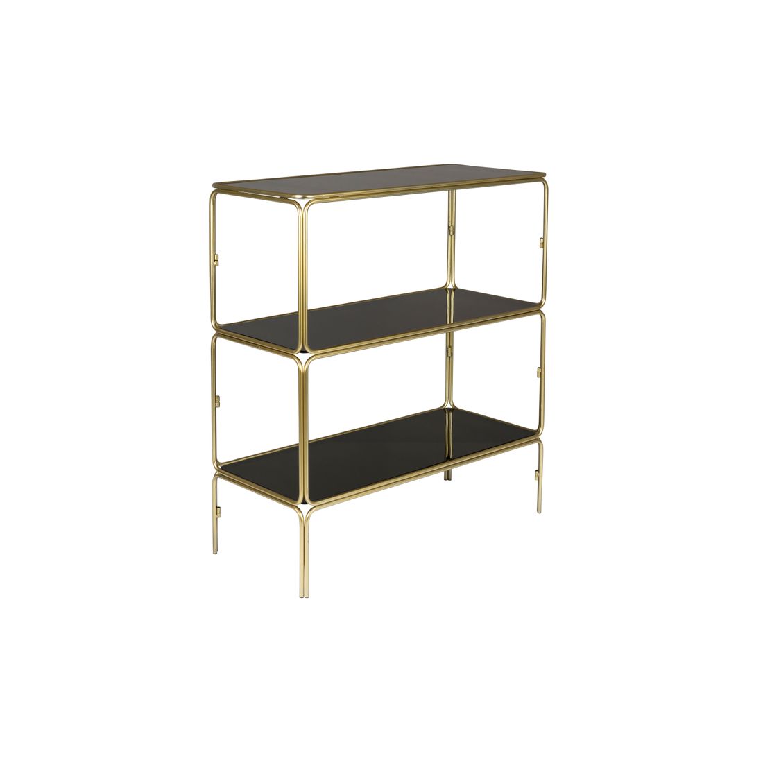 White Label Living Boekenkast Liah Goud