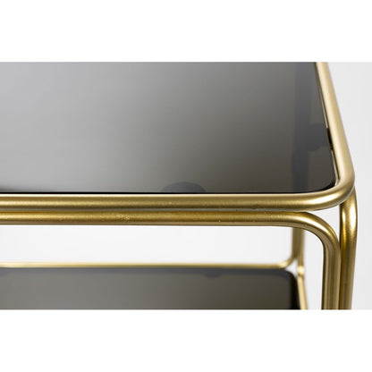 White Label Living Boekenkast Liah Goud