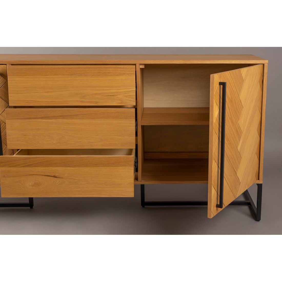 Dutchbone Dressoir Class Hoog Eiken