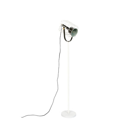 White Label Living Vloerlamp Cage Wit
