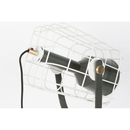 White Label Living Vloerlamp Cage Wit