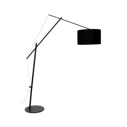 White Label Living Vloerlamp Tokio Zwart