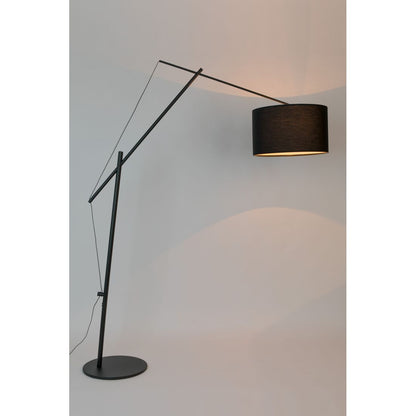 White Label Living Vloerlamp Tokio Zwart