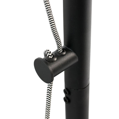 White Label Living Vloerlamp Tokio Zwart