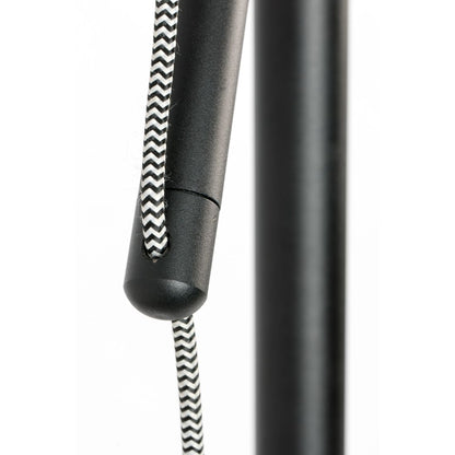 White Label Living Vloerlamp Tokio Zwart