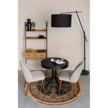 White Label Living Vloerlamp Tokio Zwart