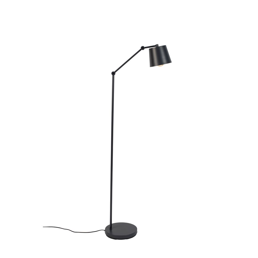 White Label Living Vloerlamp Hajo Zwart