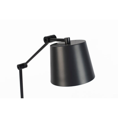 White Label Living Vloerlamp Hajo Zwart