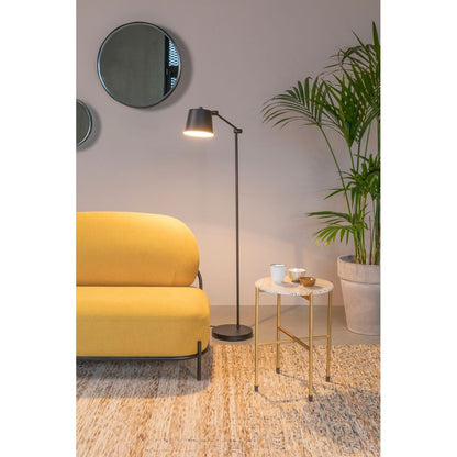 White Label Living Vloerlamp Hajo Zwart