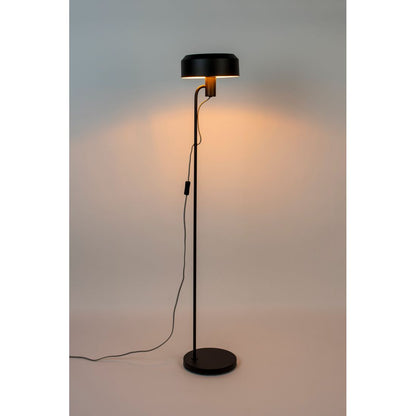 White Label Living Vloerlamp Landon Zwart