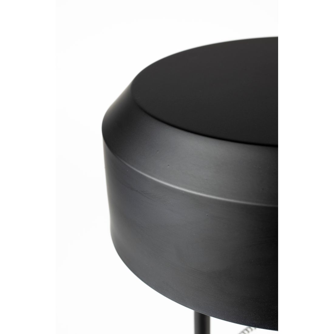 White Label Living Vloerlamp Landon Zwart