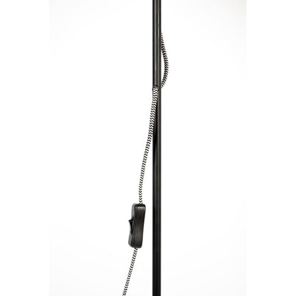 White Label Living Vloerlamp Landon Zwart