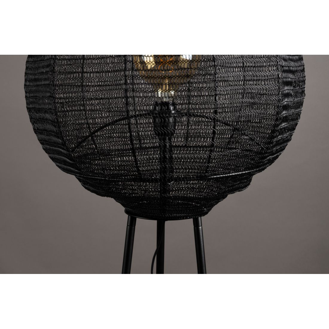 Dutchbone Vloerlamp Meezan Zwart
