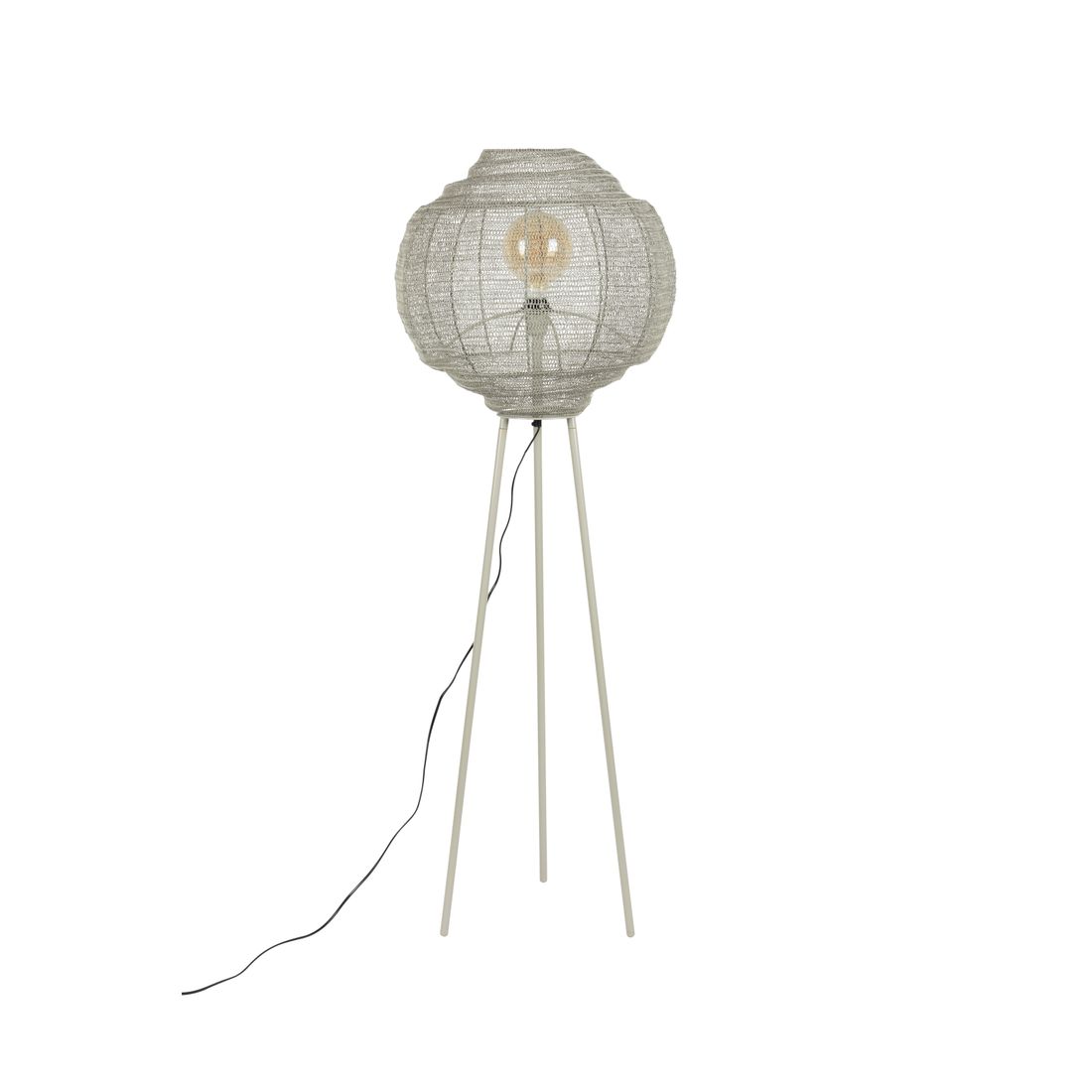 Dutchbone Vloerlamp Meezan Zand Grijs