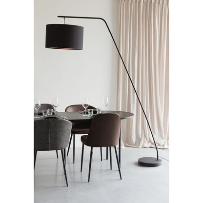 White Label Living Vloerlamp Martine Zwart