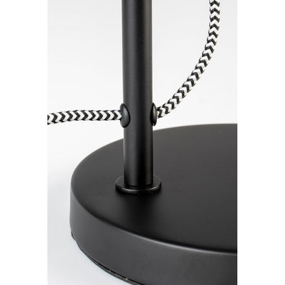 White Label Living Tafellamp Landon Zwart