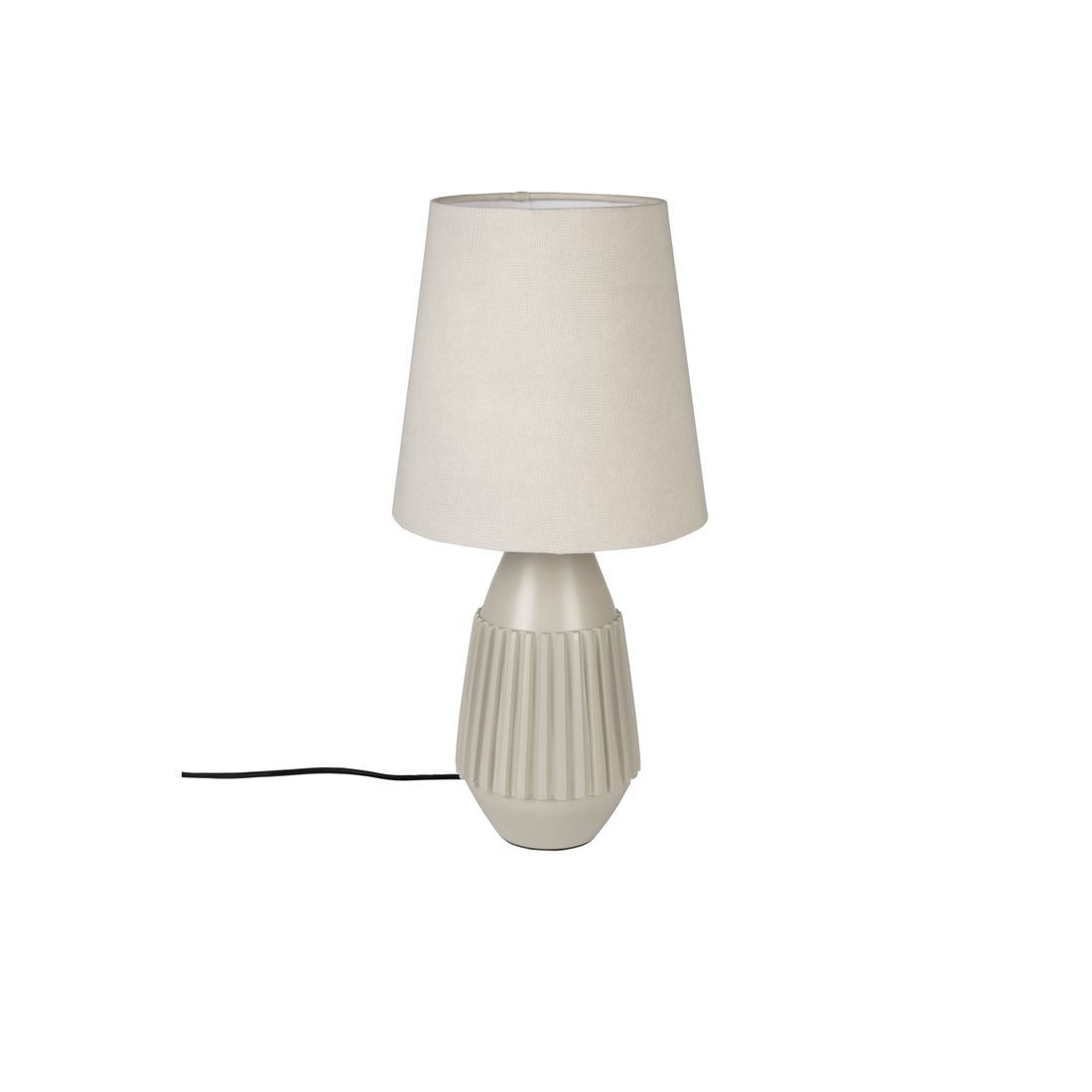 White Label Living Tafellamp Aysa Beige