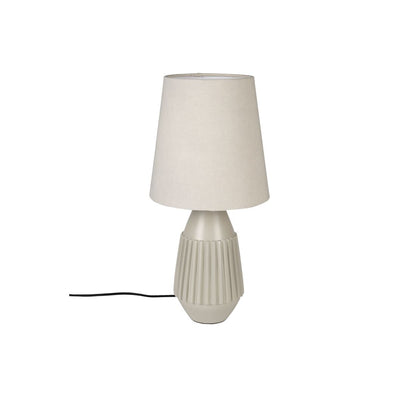 White Label Living Tafellamp Aysa Beige