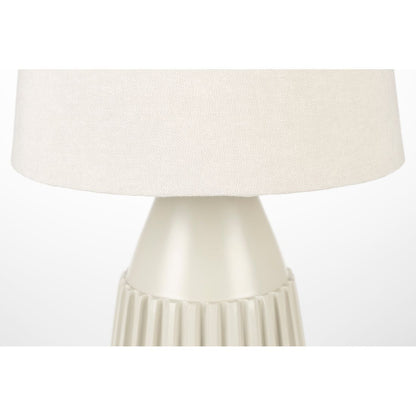 White Label Living Tafellamp Aysa Beige