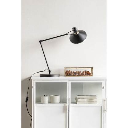 White Label Living Tafellamp Jona Zwart