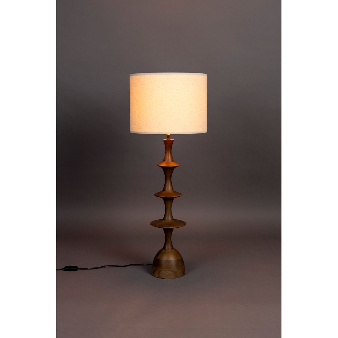 Dutchbone Tafellamp Cath Walnoot