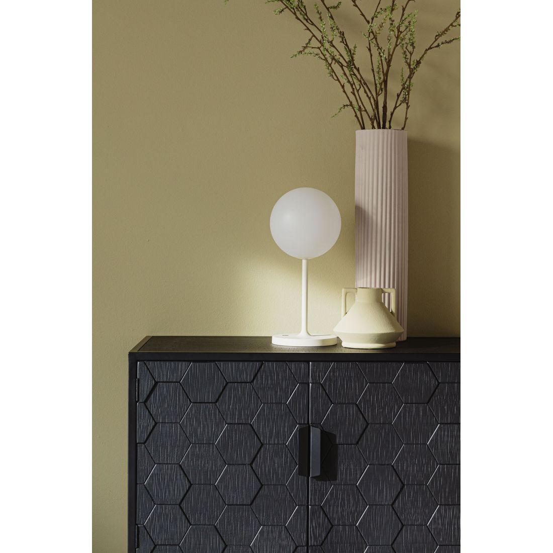 White Label Living Tafellamp Hub Beige