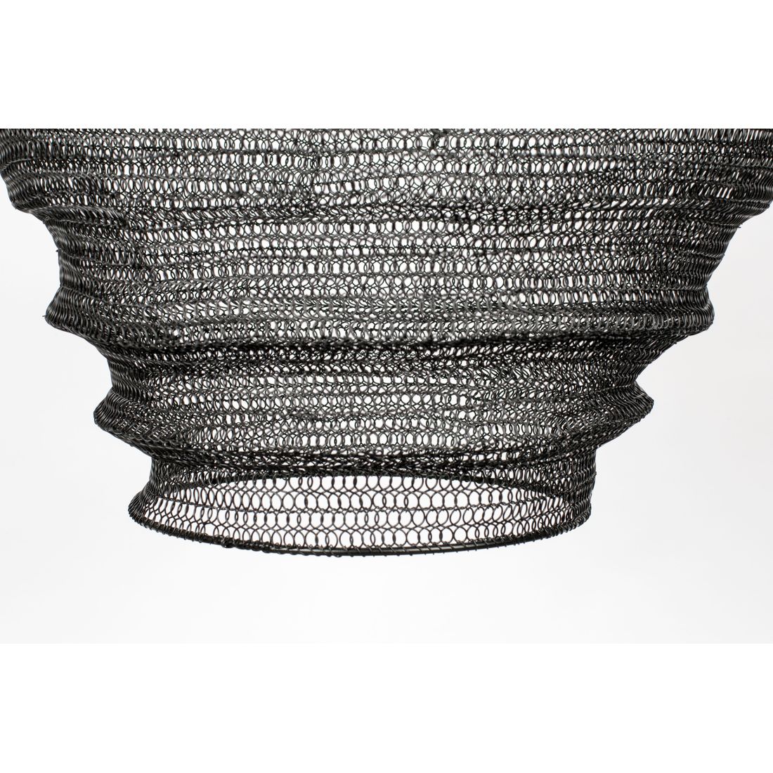 White Label Living Hanglamp Lena Zwart L