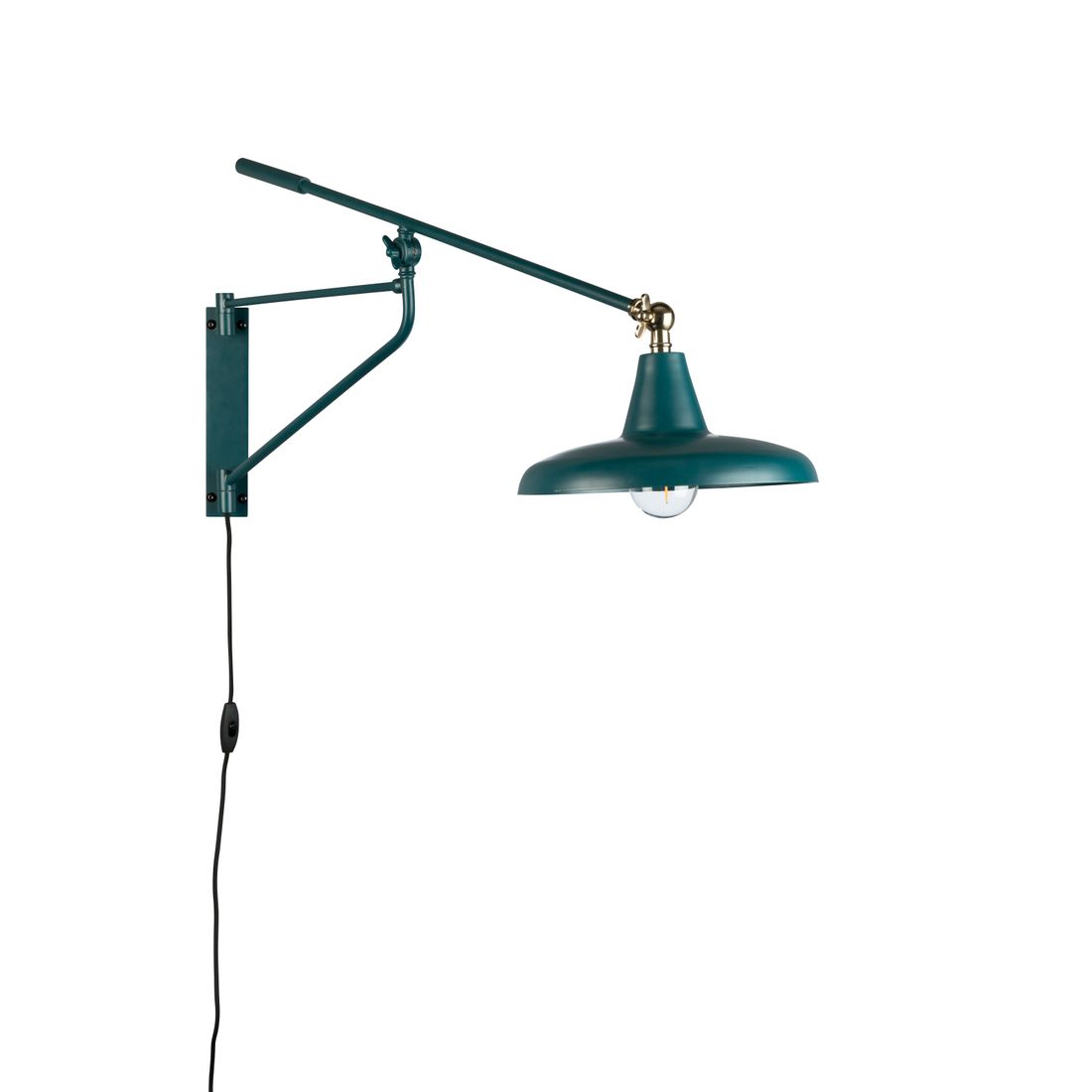 Dutchbone Wandlamp Hector Teal