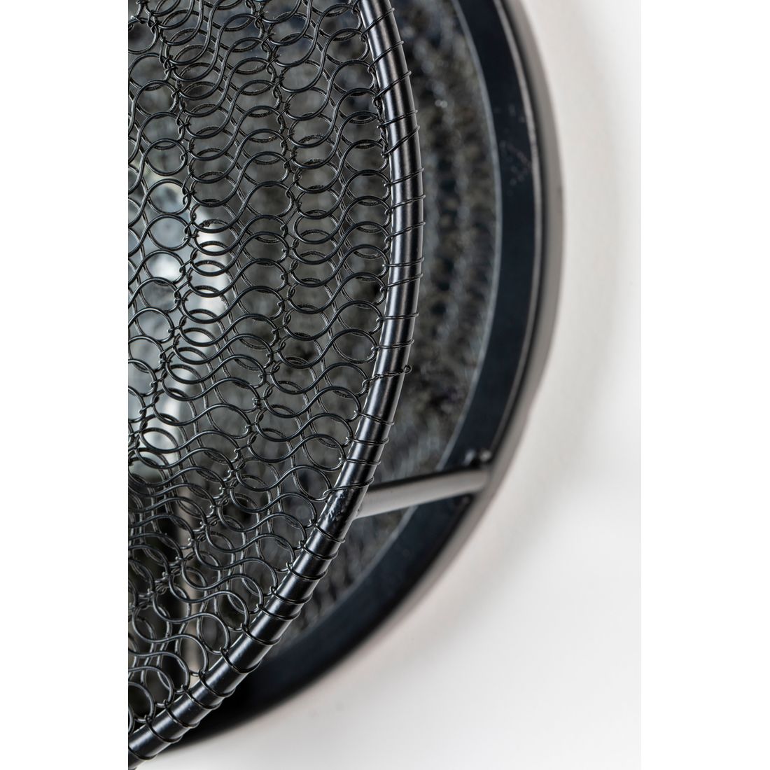 White Label Living Wandlamp Lea Zwart