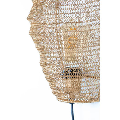 White Label Living Wandlamp Lena Messing