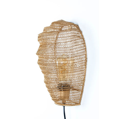 White Label Living Wandlamp Lena Messing