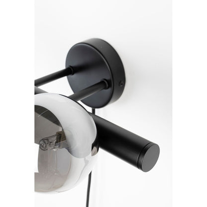 White Label Living Wandlamp Monica Smoke