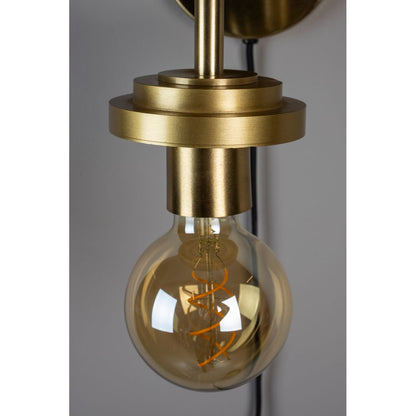 Dutchbone Wandlamp Aden Messing