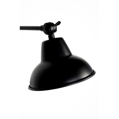 White Label Living Wandlamp Xavi Zwart