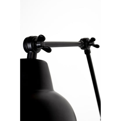 White Label Living Wandlamp Xavi Zwart