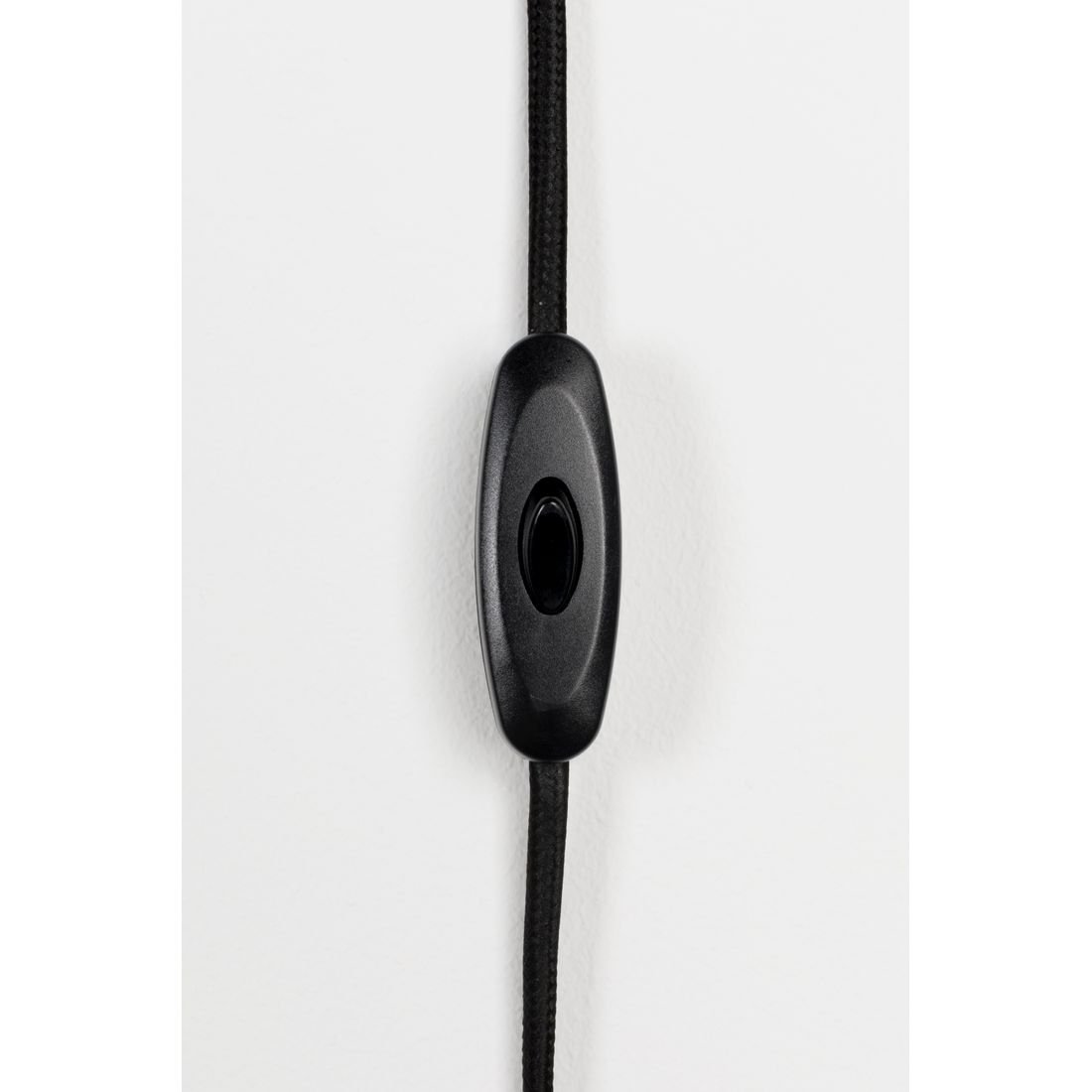 White Label Living Wandlamp Xavi Zwart