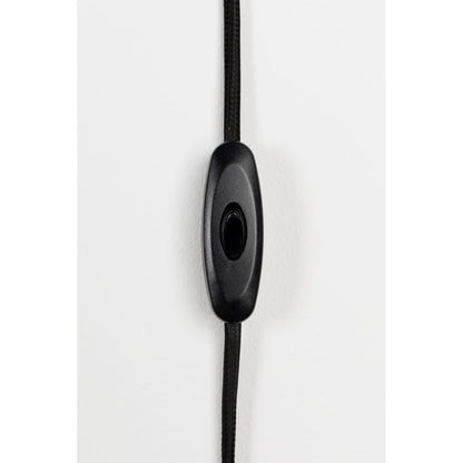White Label Living Wandlamp Xavi Zwart