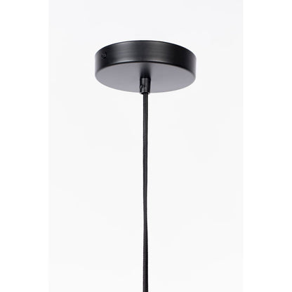 White Label Living Hanglamp Aysa Zwart Lang