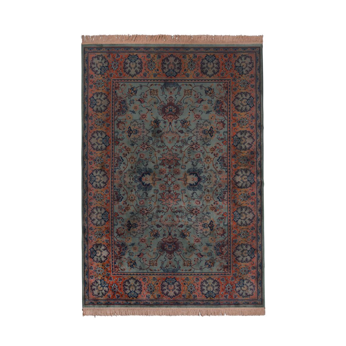 Dutchbone Vloerkleed Bid Vintage Groen 170x240cm