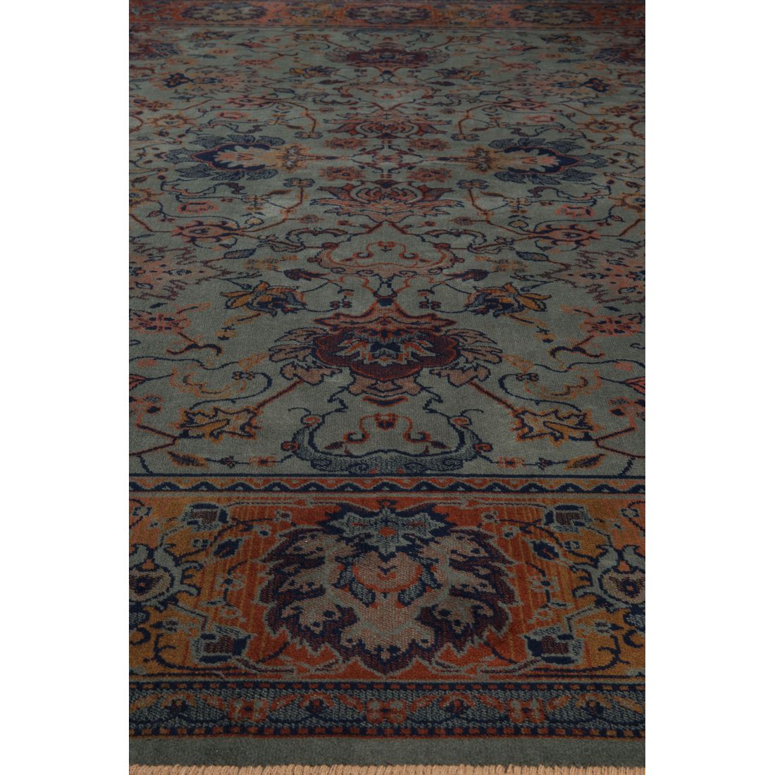 Dutchbone Vloerkleed Bid Vintage Groen 170x240cm