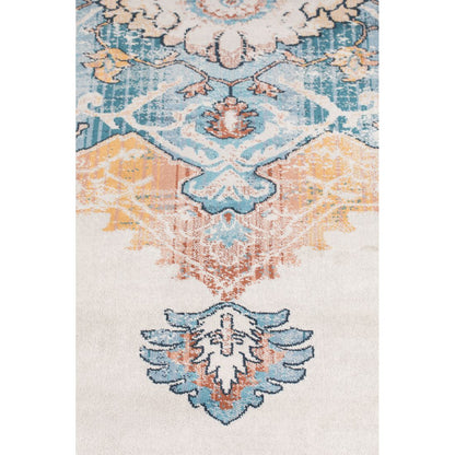 Dutchbone Vloerkleed Mahal Blauw/Bruin 200x300cm