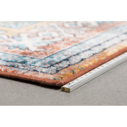 Dutchbone Vloerkleed Mahal Blauw/Bruin 200x300cm