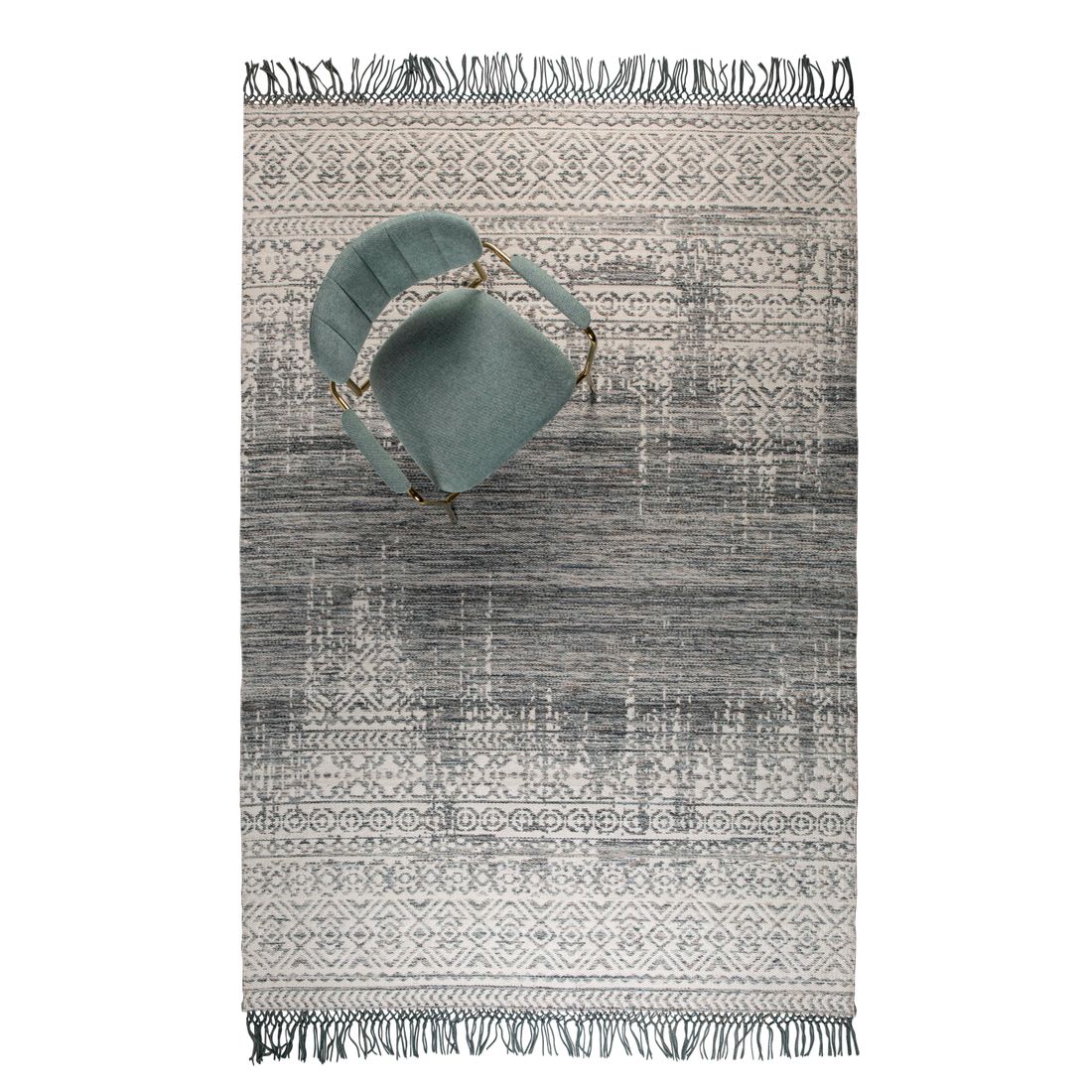 White Label Living Vloerkleed Liv 200x300cm Blauw